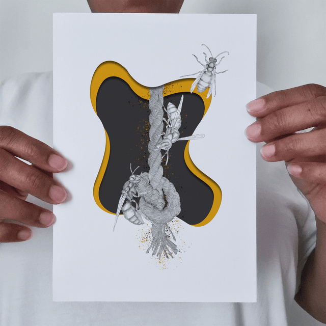 AFRAYED - A5 Art Print